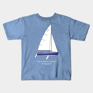 Flying Scot Sailboat Kids T-Shirt